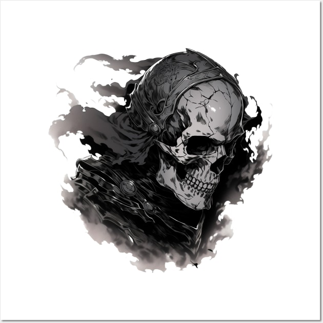 Skull Knight Wall Art by Karambola